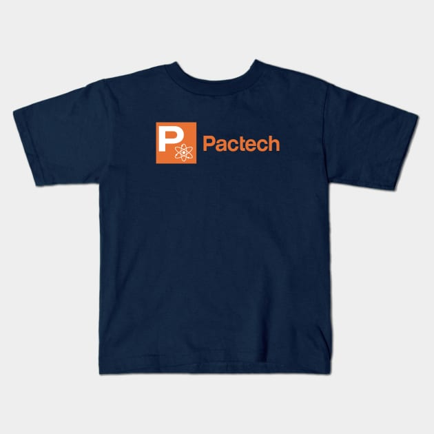Show You PacTech Pride • Real Genius Pacific Tech Logo Kids T-Shirt by TruStory FM